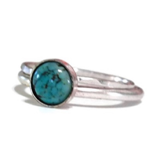 Moodtherapy | Jewelry | 925 Sterling Silver Turquoise Stacking Ring Set ...